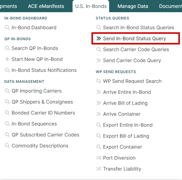 Send-in-bond-status-query-menu-option.png