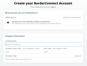 Create-borderconnect-account-page.png