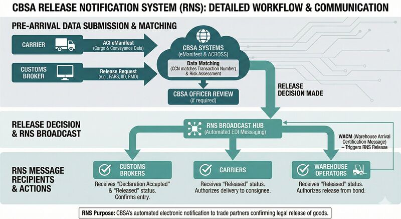 Release Notification System (RNS) diagram.